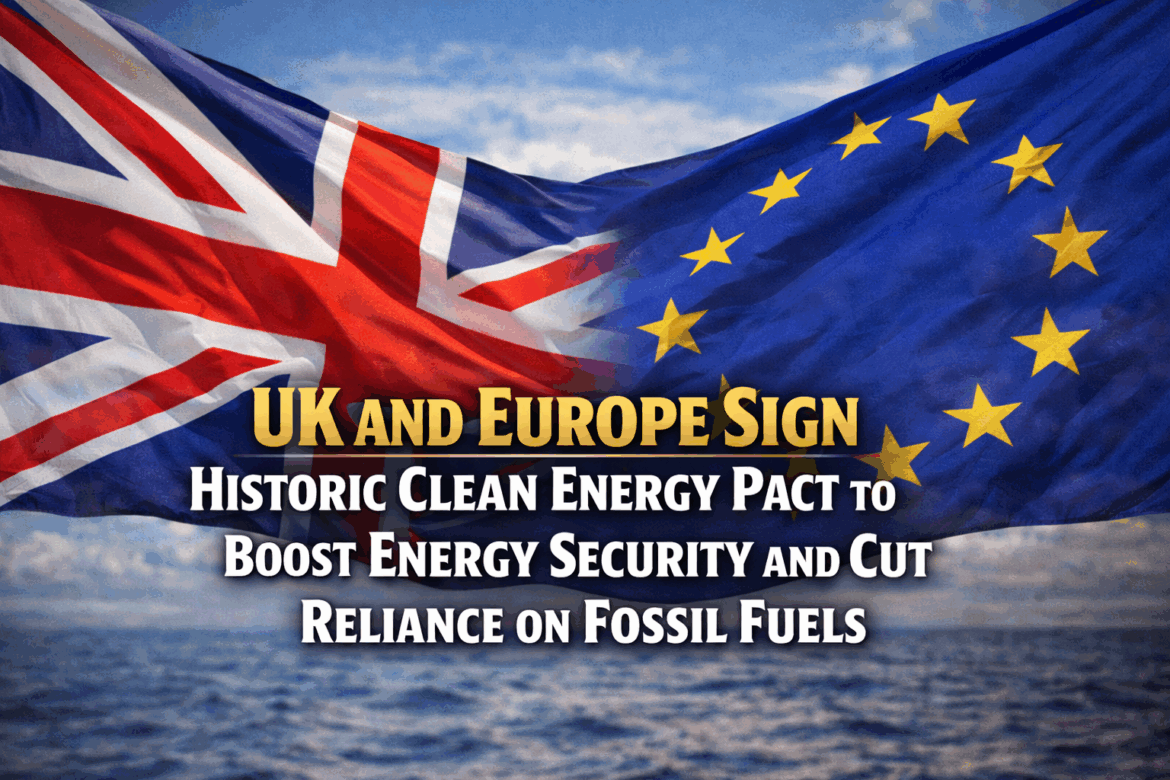 UK Signs Historic Clean Energy Pact With Europe to Cut Bills