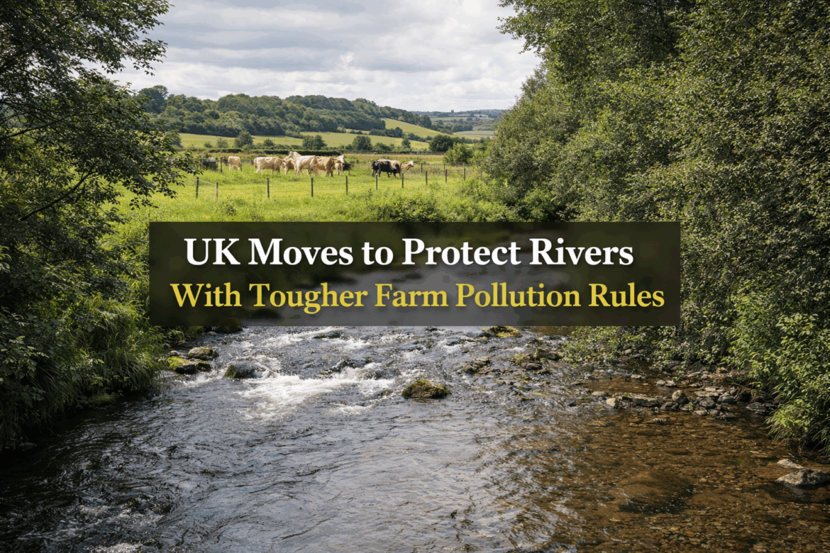 UK Moves to Protect Rivers With Tougher Farm Pollution Rules