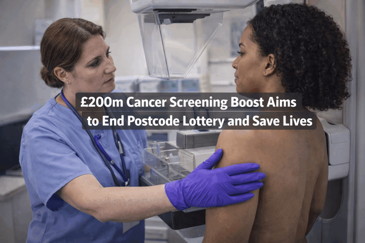 £200m Cancer Screening Boost Aims to End Postcode Lottery