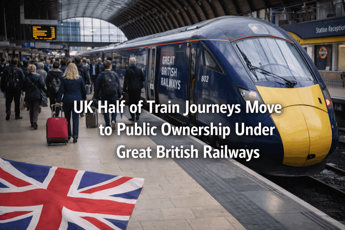 Half of UK Train Journeys Move to Public Ownership