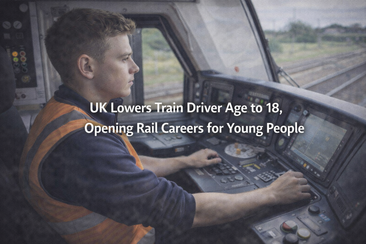 UK Lowers Train Driver Age to 18, Opening Rail Careers for Young