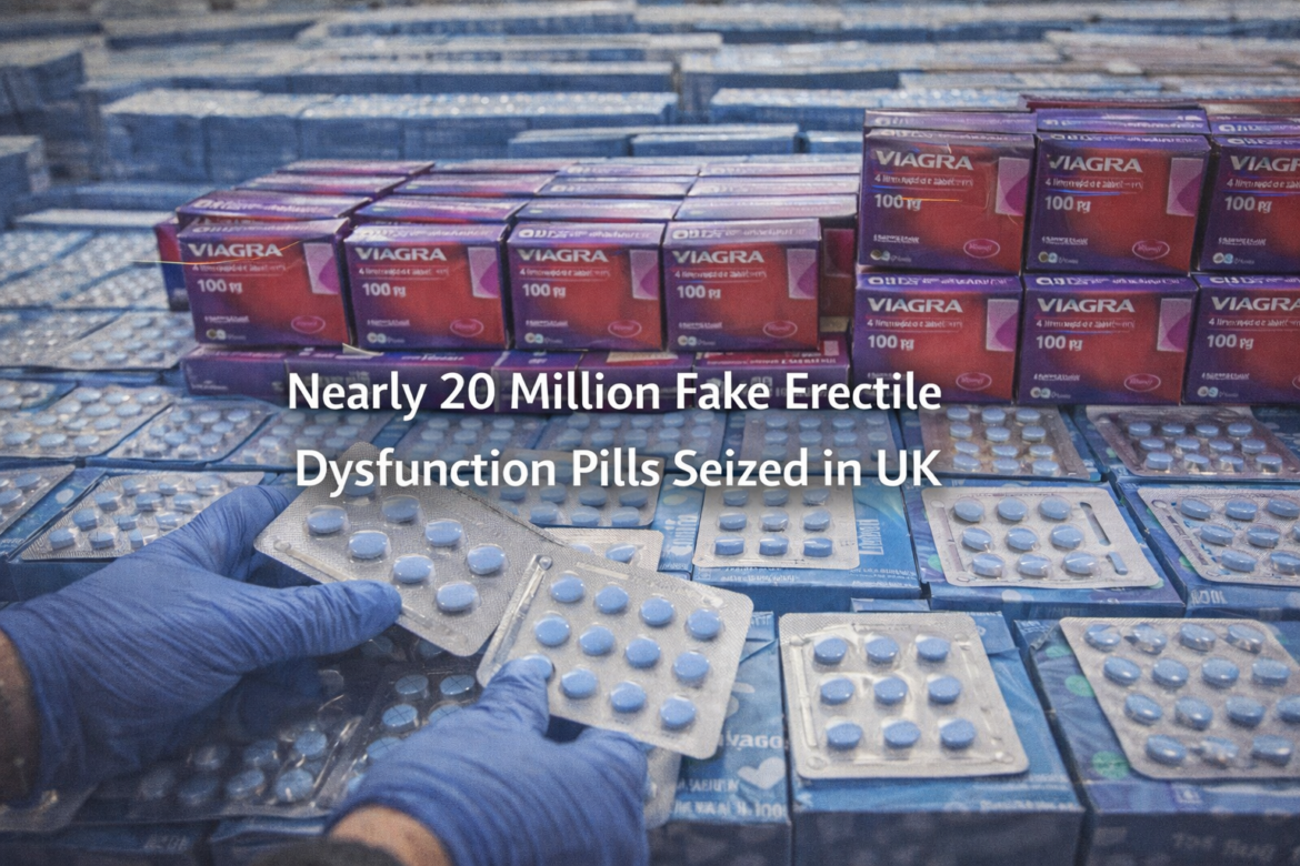 Nearly 20 Million Fake Erectile Dysfunction Pills Seized in UK