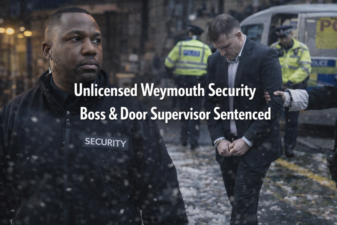 Unlicensed Weymouth Security Boss & Door Supervisor Sentenced