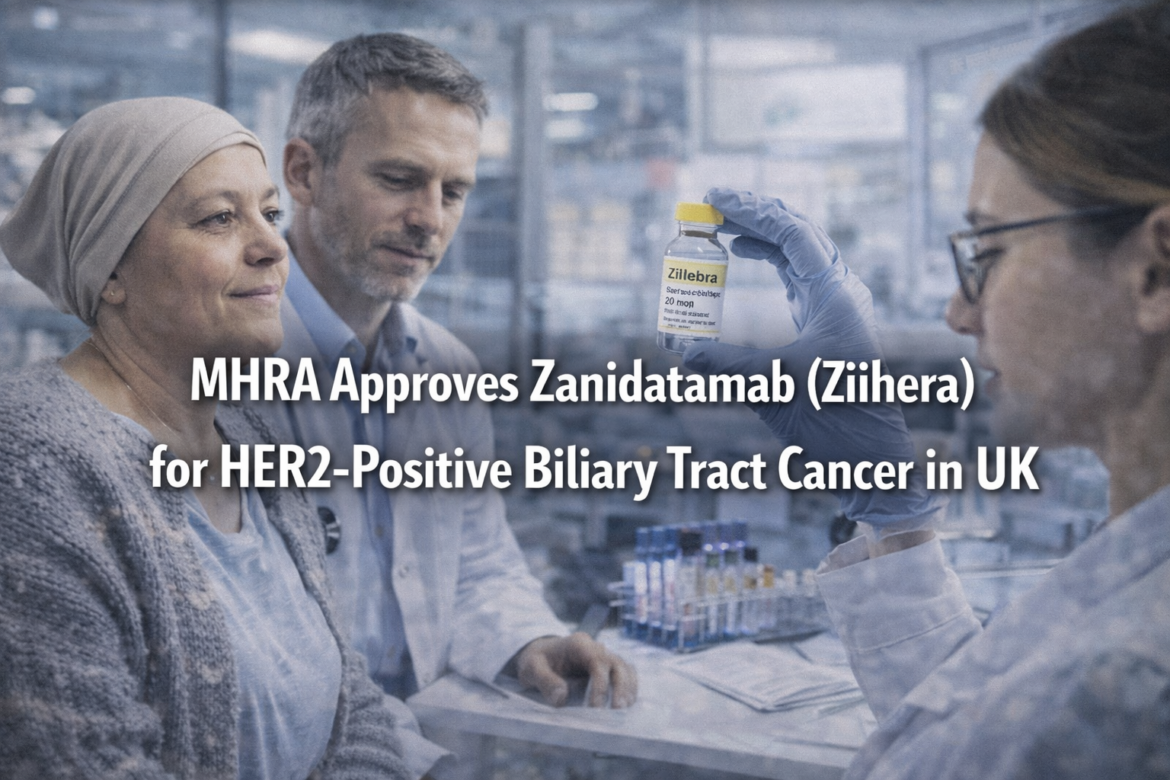 MHRA Greenlights Zanidatamab for Advanced Biliary Tract Cancer