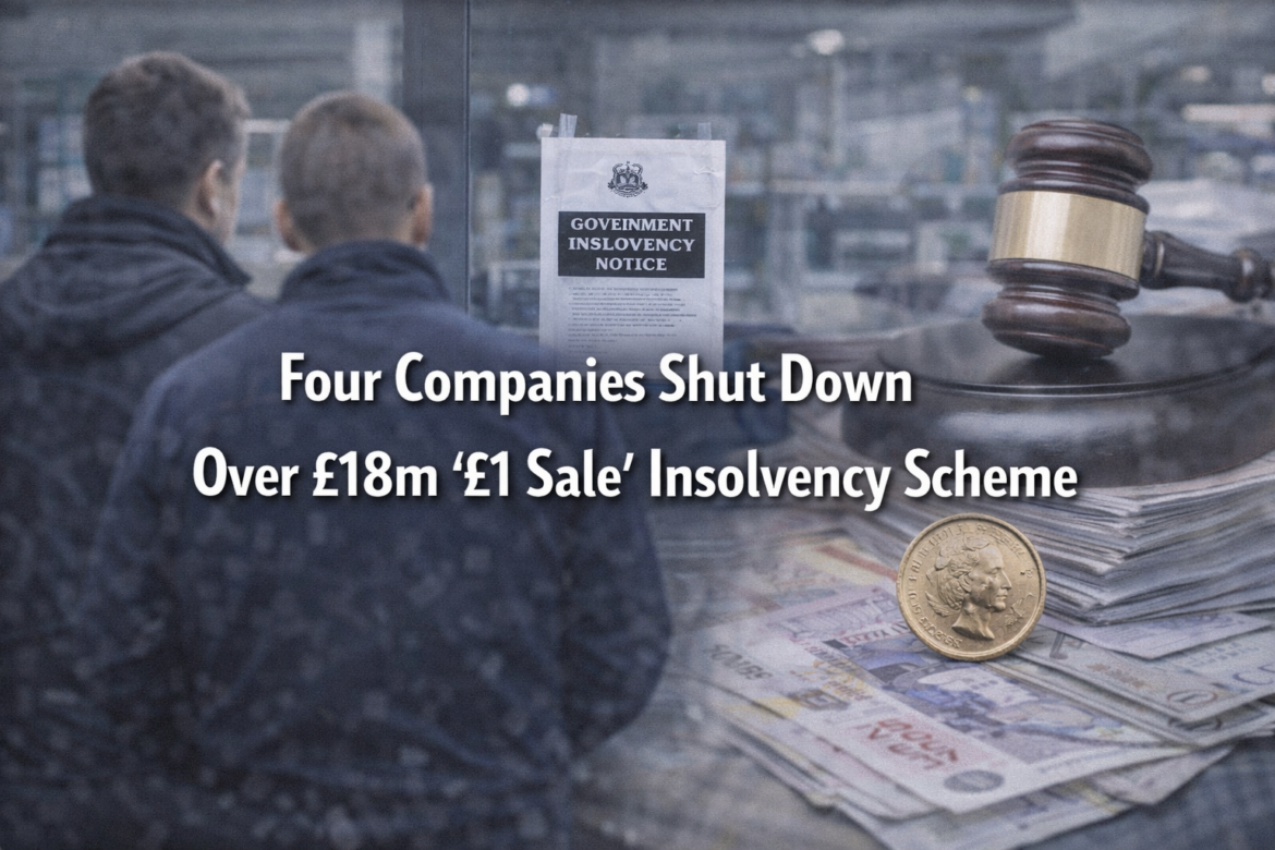 Companies Shut Down Over £18m ‘£1 Sale’ Insolvency Scheme