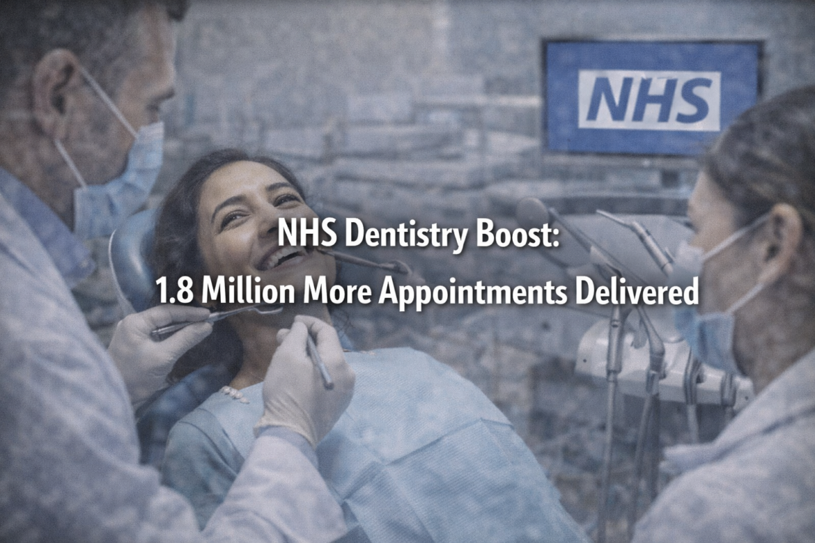 NHS Dentistry Boost: 1.8 Million More Appointments Delivered