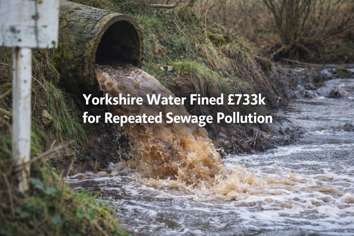 Yorkshire Water Fined £733k for Repeated Sewage Pollution