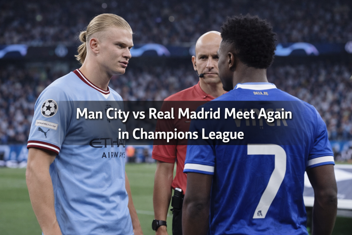 Man City vs Real Madrid Meet Again in Champions League Last 16