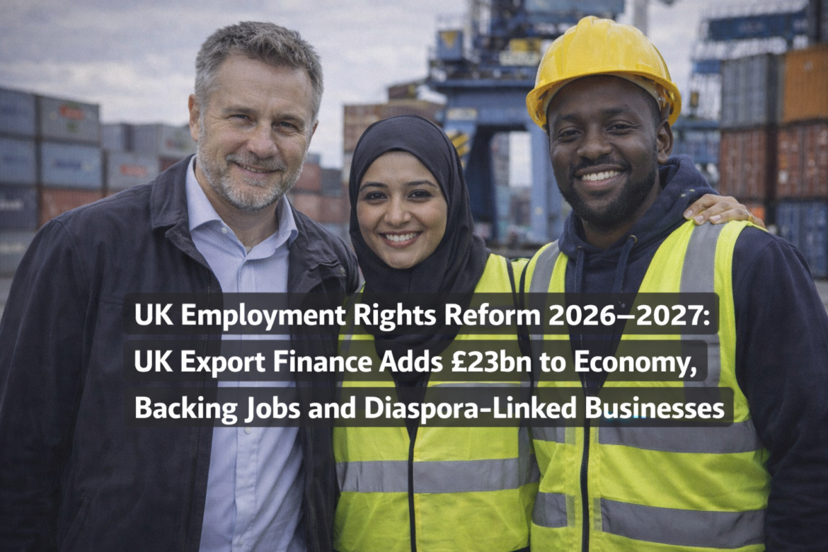 UK Export Finance Adds £23bn to Economy, Backing Businesses