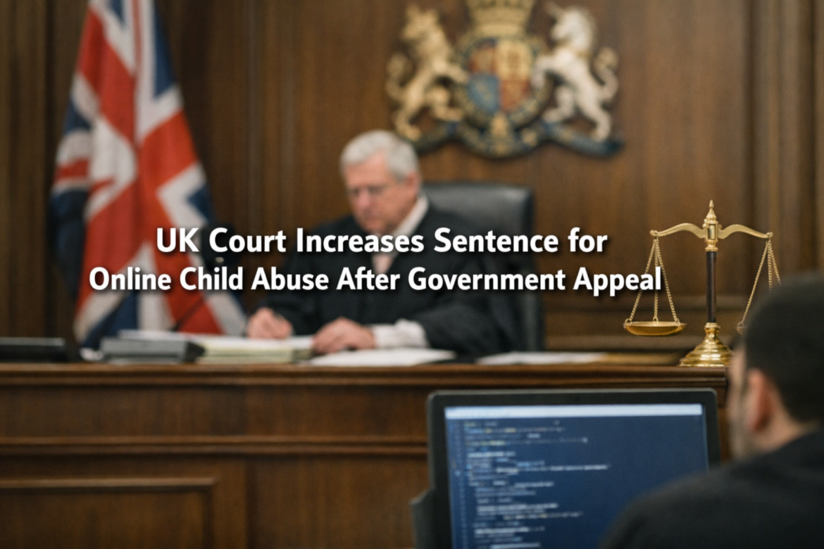 UK Court Increases Sentence for Online Child Abuse