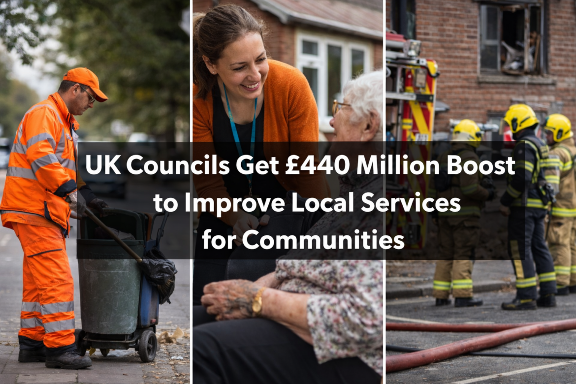 UK Councils Get £440 Million Boost to Improve Local Services