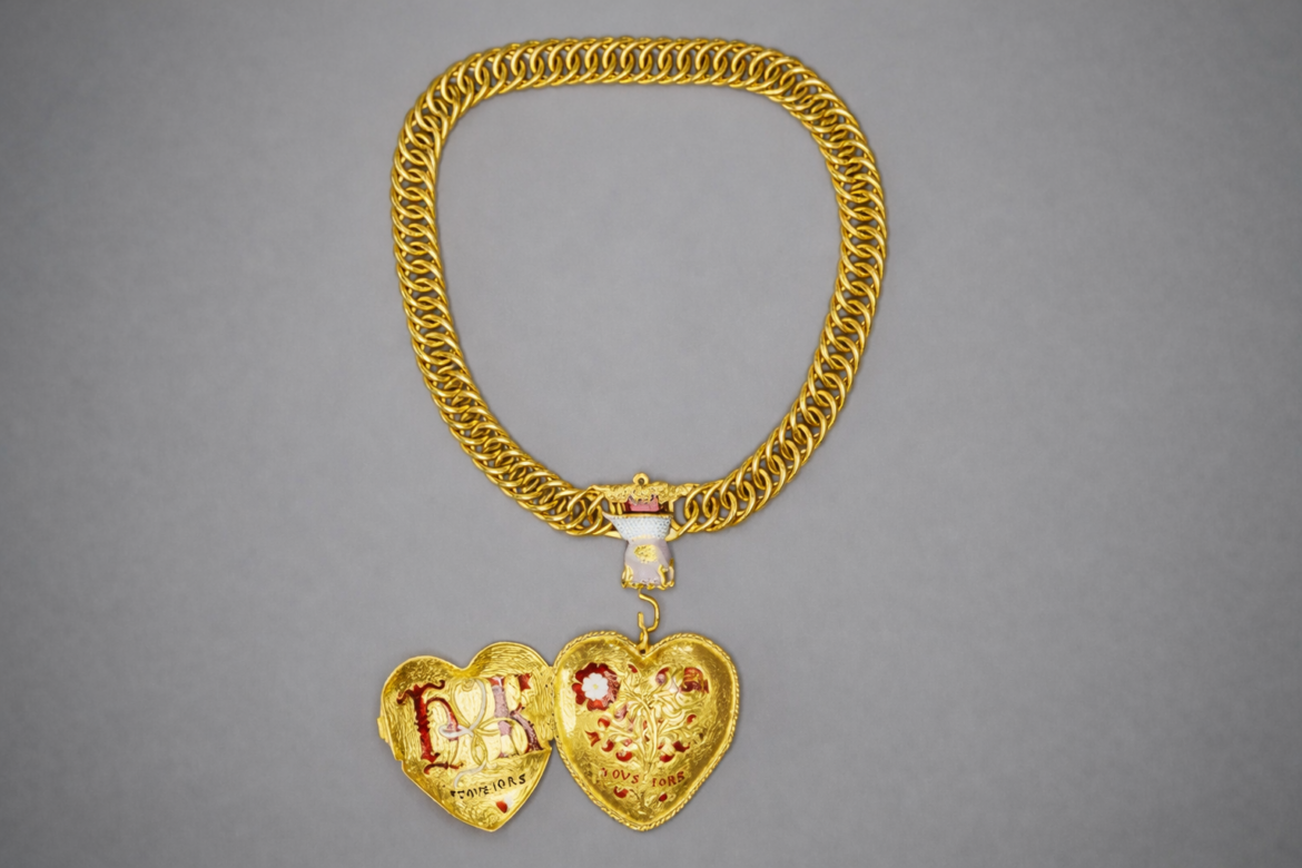 Henry VIII Lost Golden Heart Pendant Secured for British Museum