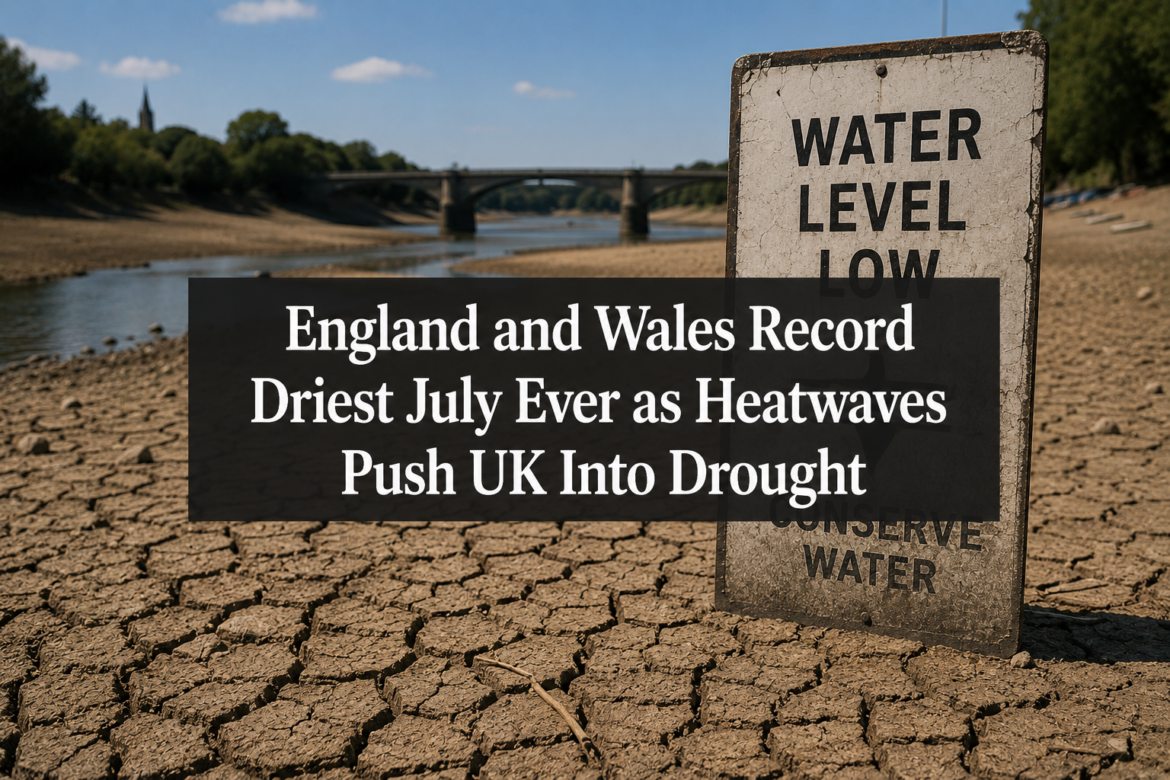 UK driest July